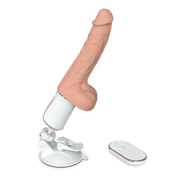 New high-simulation dildo for women with remote control guns: (SHD-S269-2). Telescopic swing vibration, full of temptation, with suction cup for strong playability, soft liquid silicone skin feel, trial production is scarce, strong explosive power, remote control experience! Top medical silicone material + ABS high-quality material, pink, 9 gears + neutral + 1 heating mode, product size: 317mm*76mm*36mm, weight: 428g, maximum noise: <58 decibels, battery capacity: lithium battery 3.7v/800mAh, magnetic USB charging, charging time 150 minutes, working time 45-120 minutes, waterproof performance: IPX7.
