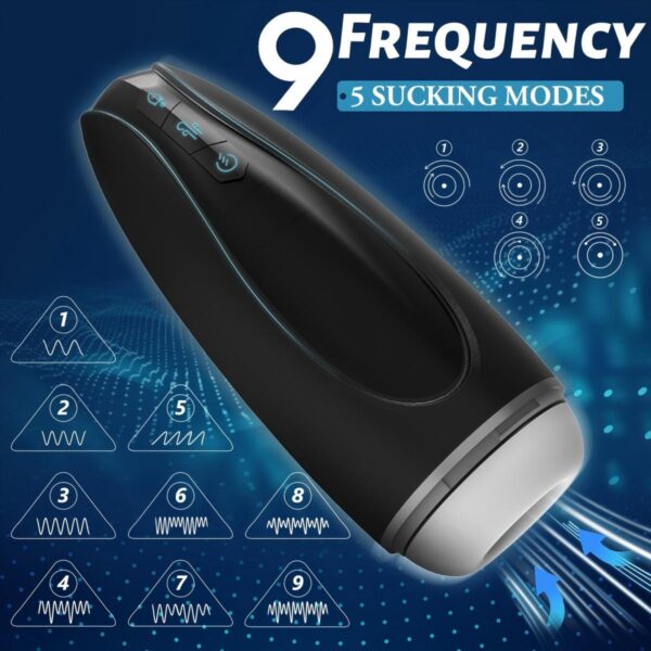 The latest Magneto male masturbator: (SHD-S333), Magneto design, simple and elegant, suction vibration, one-shot explosion, detachable and clean, clean and convenient! 1*9 vibration frequencies + 1*5 suction and release modes + climax mode, TPE+ABS high-quality material, black, product size: 231mm*86mm*86mm, weight: 595g, maximum noise <60dB, battery capacity: lithium battery 3.7V/420mAh,, magnetic USB charging, charging time 120 minutes, working time 40-100 minutes, waterproof performance: IPX0 (not waterproof).