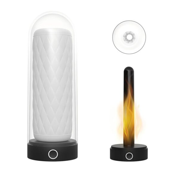The latest male heated masturbator (SHD-S516), masturbation cup heating soft type, fast heating, simple and elegant shape, super experience channel design, advanced soft material fits people of different sizes, easy to use and clean! 1 screen heating, TPE+ABS+PC advanced medical quality material, white TPE+plastic black+PC transparent tube, product size: 190.5mm*66mm*66mm, weight: 368g, no noise, battery capacity: lithium battery 3.7V/600mAh, TYPE C charging, charging time 2-2.5 hours, working time not less than 40 minutes.